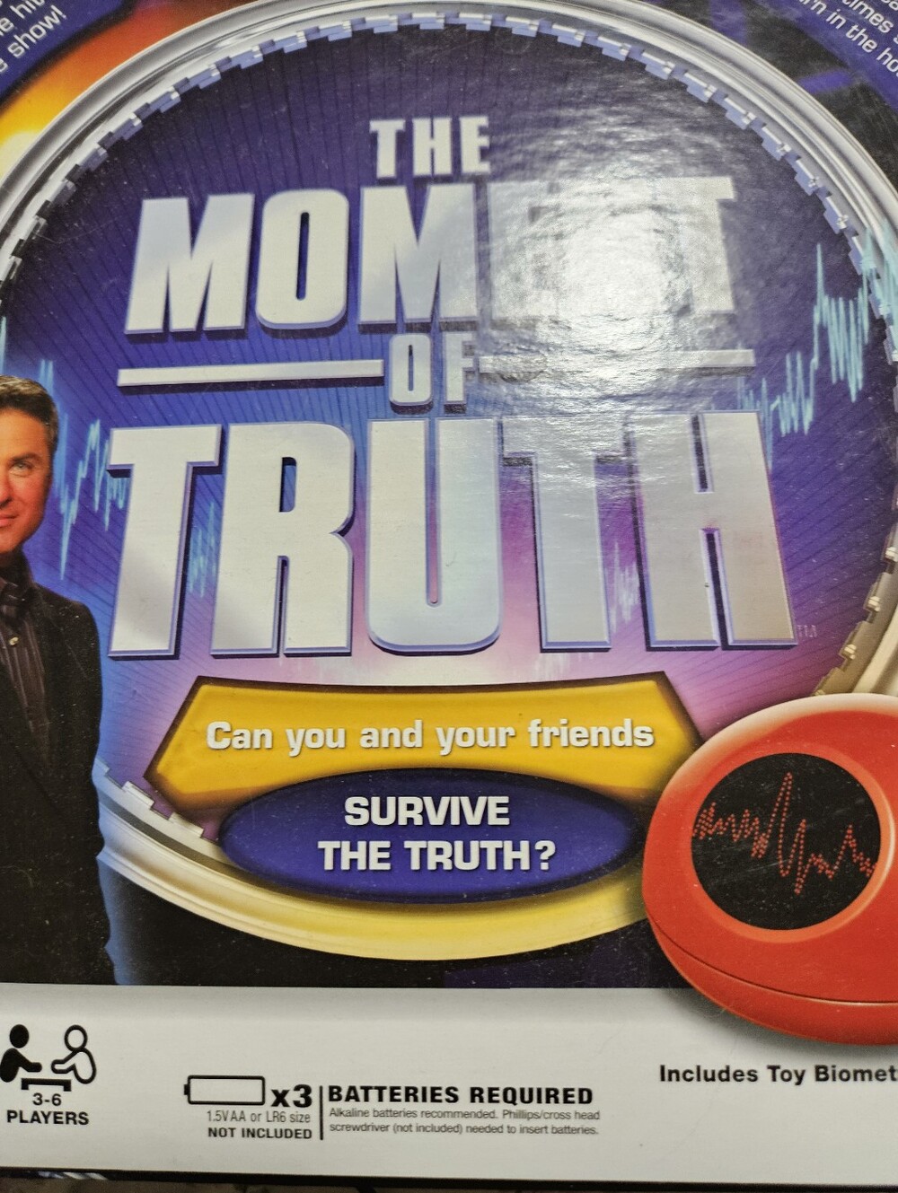 The Moment of Truth Game Piece - Purple and Red